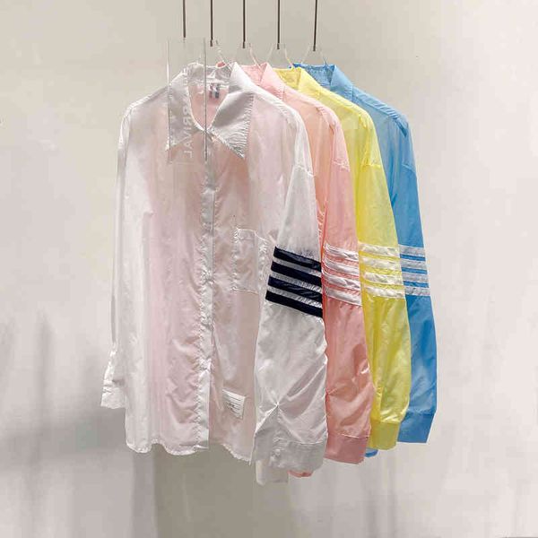 women's blouses shirts korean fashionable shirt summer casual thin long sleeve anti puff coat tb loose 0bze, White
women's blouses shirts korean fashionable shirt summer casual thin long sleeve anti puff coat tb loose 0bze, White