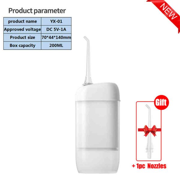 mini portable oral irrigator dental teeth water flosser ultrasonic tooth cleaner waterpulse with 3 modes waterproof 220510
mini portable oral irrigator dental teeth water flosser ultrasonic tooth cleaner waterpulse with 3 modes waterproof 220510
