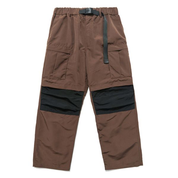 elastic waist straight men's cargo pants pockets hip hop loose trousers, Black;brown
elastic waist straight men's cargo pants pockets hip hop loose trousers, Black;brown