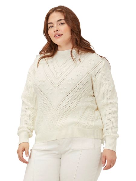 motf premium plus wool-mix open knit sweater a2bi#, Black
motf premium plus wool-mix open knit sweater a2bi#, Black