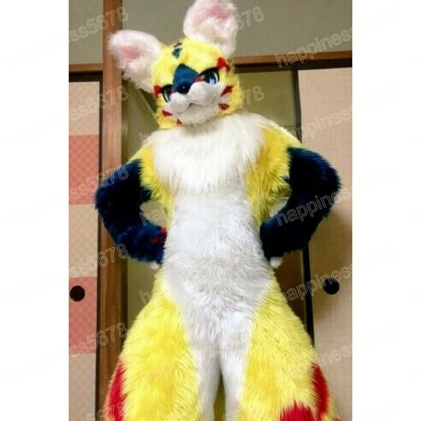 performance yellow long fur husky fox dog mascot costumes halloween christmas cartoon character outfits suit advertising carnival adults out, Red;yellow
performance yellow long fur husky fox dog mascot costumes halloween christmas cartoon character outfits suit advertising carnival adults out, Red;yellow