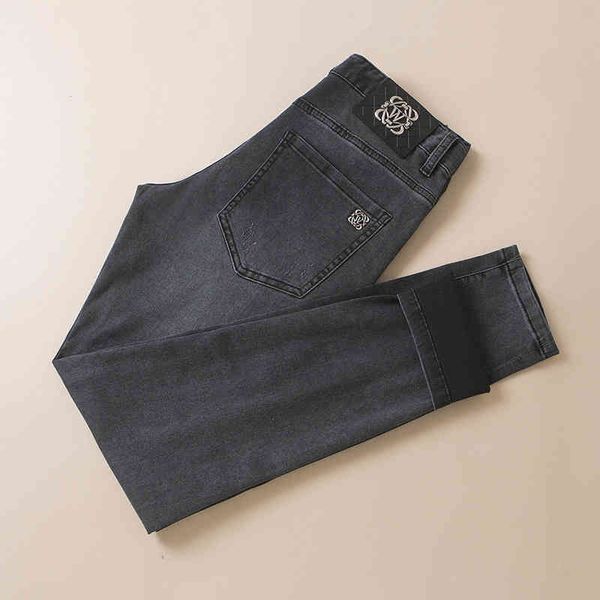 men's clothing brand 2022 spring and summer new korean men's fashion trend grey slim jeans, Blue
men's clothing brand 2022 spring and summer new korean men's fashion trend grey slim jeans, Blue