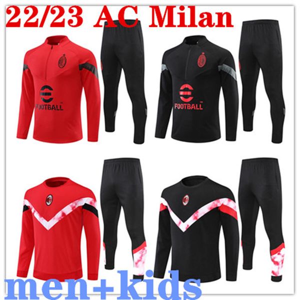 2022 2023 men and kids ac training suit ibrahimovic soccer milano jacket survetement 22 23 maillot de foot milans football tracksuit, Black
2022 2023 men and kids ac training suit ibrahimovic soccer milano jacket survetement 22 23 maillot de foot milans football tracksuit, Black