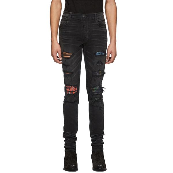 a mx2 patchwork holes jeans miri slim fit motorcycle biker denim pants fashion designer hip hop mens jeans high qualit2090, Blue
a mx2 patchwork holes jeans miri slim fit motorcycle biker denim pants fashion designer hip hop mens jeans high qualit2090, Blue