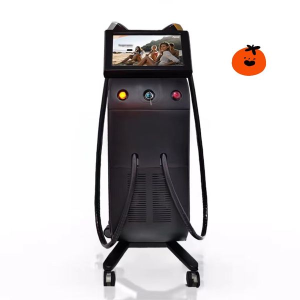 the new 3 in 1 755 808 1064nm wavelength double handles diode laser hair removal machine aesthetics device, Black
the new 3 in 1 755 808 1064nm wavelength double handles diode laser hair removal machine aesthetics device, Black