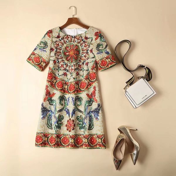 dresses european and american style round neck court style positioning printed cross-border womens clothing short sleeve dress for heavy ind, Black
dresses european and american style round neck court style positioning printed cross-border womens clothing short sleeve dress for heavy ind, Black