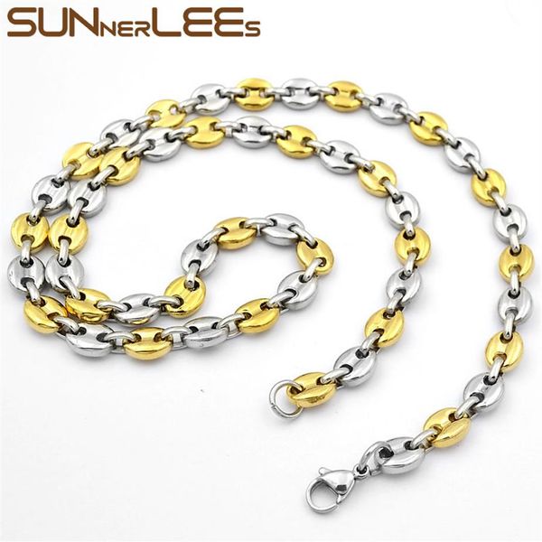 fashion jewelry silver gold color 5mm 7mm 9mm 11mm stainless steel necklace mens womens coffee beans link chain sc13 n311k
fashion jewelry silver gold color 5mm 7mm 9mm 11mm stainless steel necklace mens womens coffee beans link chain sc13 n311k