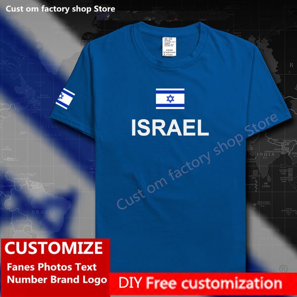 israel israeli t shirt custom jersey fans diy name number brand tshirt high street fashion hip hop loose casual t-shirt 220607, Black
israel israeli t shirt custom jersey fans diy name number brand tshirt high street fashion hip hop loose casual t-shirt 220607, Black