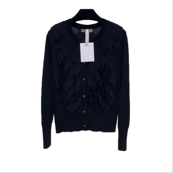 409 2022 milan runway spring summer brand same style long sleeve white black cardigan women's crew neck pullover womens weini
409 2022 milan runway spring summer brand same style long sleeve white black cardigan women's crew neck pullover womens weini