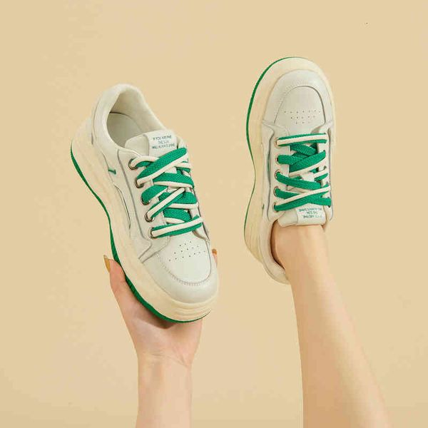dress shoes dissolved shoes women's leather spring and summer breathable thick soled raised board sports casual versatile, Black
dress shoes dissolved shoes women's leather spring and summer breathable thick soled raised board sports casual versatile, Black