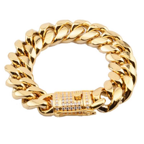 8mm-18mm stainless steel miami curb cuban chain micro white bling bracelets dragon casting clasp bangle250n, Black
8mm-18mm stainless steel miami curb cuban chain micro white bling bracelets dragon casting clasp bangle250n, Black