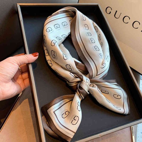 designer silk head scarf long letter small versatile fashion ribbon high-grade silk scarf spring double-layer thin narrow scarf hair band wo, Blue;gray
designer silk head scarf long letter small versatile fashion ribbon high-grade silk scarf spring double-layer thin narrow scarf hair band wo, Blue;gray