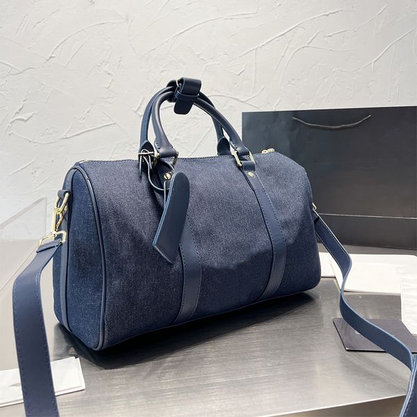 new designer travel bags large capacity denim retro bowling bag for men and women luxury large capacitys double letter crossbody sacoche tot
new designer travel bags large capacity denim retro bowling bag for men and women luxury large capacitys double letter crossbody sacoche tot