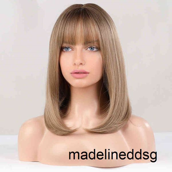 hair synthetic wis cosplay henry margu bob straight synthetic wgs for women ombre brown blonde shoulder length natural hir lolita cosplay k7, Black
hair synthetic wis cosplay henry margu bob straight synthetic wgs for women ombre brown blonde shoulder length natural hir lolita cosplay k7, Black