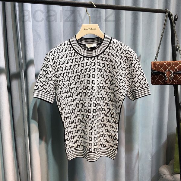 women's knits & tees designer black and white presbyopia short sleeve sweater women's 2021 spring summer letter jacquard design sw
women's knits & tees designer black and white presbyopia short sleeve sweater women's 2021 spring summer letter jacquard design sw