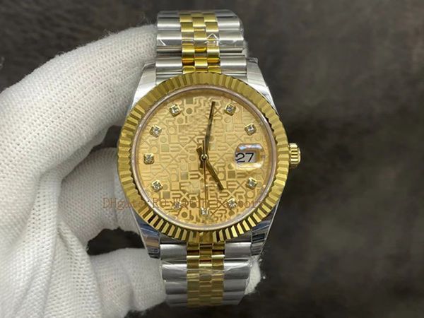fashion wristwatches 36mm gold diamond anniversary jubilee two tone 116233 automatic 2813 dj men's watch, Slivery;brown
fashion wristwatches 36mm gold diamond anniversary jubilee two tone 116233 automatic 2813 dj men's watch, Slivery;brown