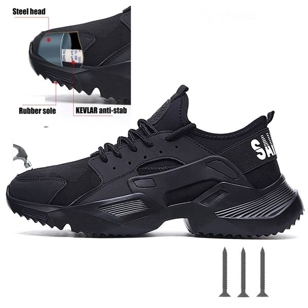 bootpunctureproof safety boots breathable wearresistant shoes with steel toe for men work sneakers black y200915, Black;brown
bootpunctureproof safety boots breathable wearresistant shoes with steel toe for men work sneakers black y200915, Black;brown