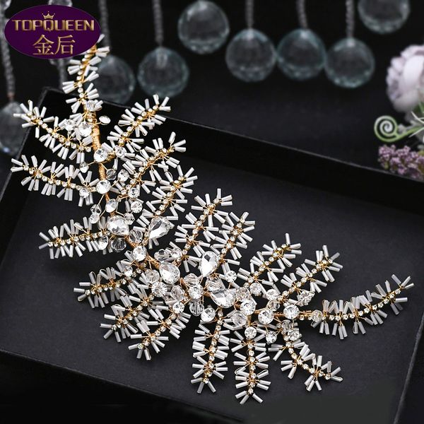 gold pine shape diamond tiara baroque crystal bridal headwear crown rhinestone with wedding jewelry hair accessories bridal crowns headpiece, Silver
gold pine shape diamond tiara baroque crystal bridal headwear crown rhinestone with wedding jewelry hair accessories bridal crowns headpiece, Silver