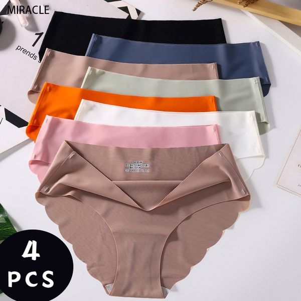 4 pcs/lot seamless panties for women plain panties slip silk female underwear soft thin light panti culotte femme underpants, Black;pink
4 pcs/lot seamless panties for women plain panties slip silk female underwear soft thin light panti culotte femme underpants, Black;pink