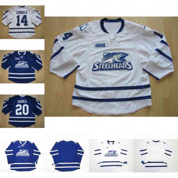 mississauga steelheads 20 graves 14 cobbold mens womens youth 100% embroidery cusotm any name any number hockey jersey fast shipping, Black
mississauga steelheads 20 graves 14 cobbold mens womens youth 100% embroidery cusotm any name any number hockey jersey fast shipping, Black