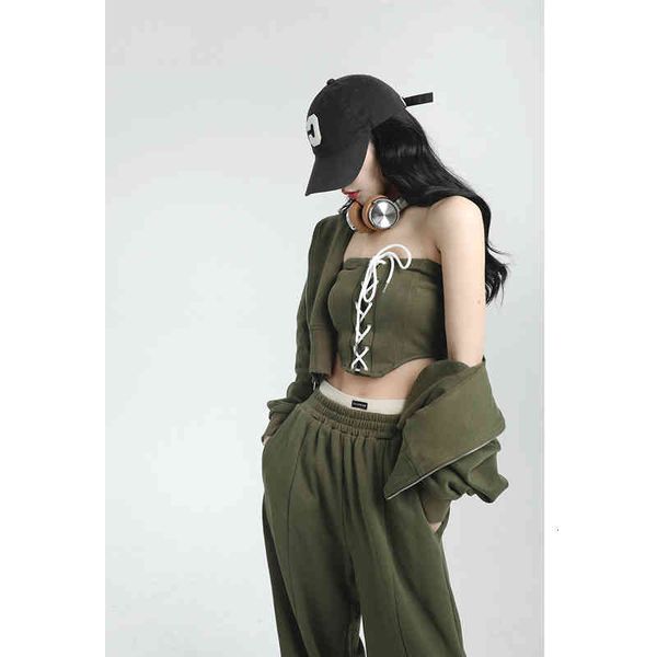 women's tracksuits fashion leisure sports sweater set early spring 2022 lazy style slim casual coat three piece of trousers qkx8, Gray
women's tracksuits fashion leisure sports sweater set early spring 2022 lazy style slim casual coat three piece of trousers qkx8, Gray