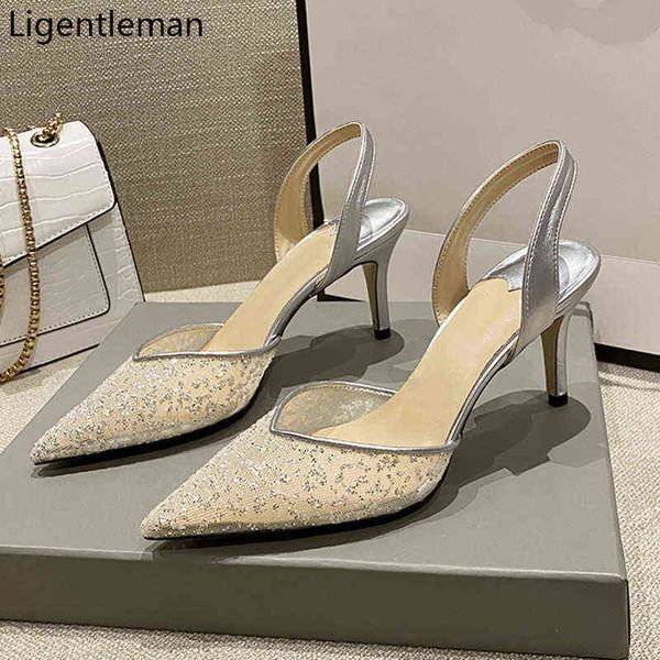 dress shoes silver high heels sandals summer woman fashion sequins mesh hollow bridal party pointed women 220316, Black
dress shoes silver high heels sandals summer woman fashion sequins mesh hollow bridal party pointed women 220316, Black