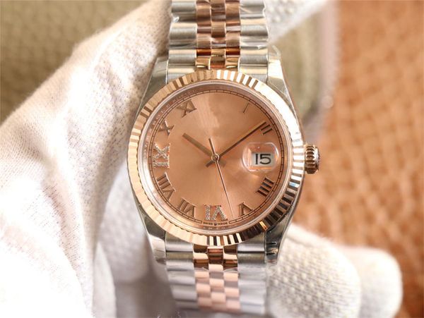 ew factory 36mm alloy dial 5 colors mens automatic cal.3235 watch ladies rose gold bracelet 126231 eta date 116233 flute bezel mechanical wa, Slivery;brown
ew factory 36mm alloy dial 5 colors mens automatic cal.3235 watch ladies rose gold bracelet 126231 eta date 116233 flute bezel mechanical wa, Slivery;brown