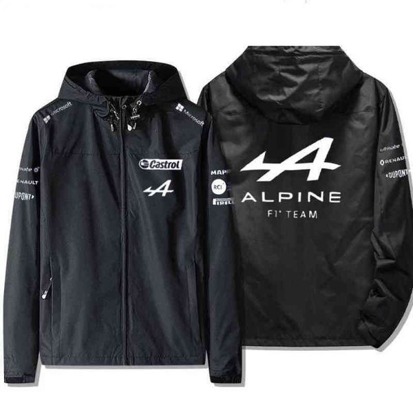 2021 season alpine fi team motorsport windproof hoodie men 's full zip sweat jacket racing clothing, Black
2021 season alpine fi team motorsport windproof hoodie men 's full zip sweat jacket racing clothing, Black