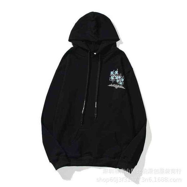 factory online export trendy sweater ow tide autumn winter brand off men's and women's mesh terry cotton hoodie, Black
factory online export trendy sweater ow tide autumn winter brand off men's and women's mesh terry cotton hoodie, Black