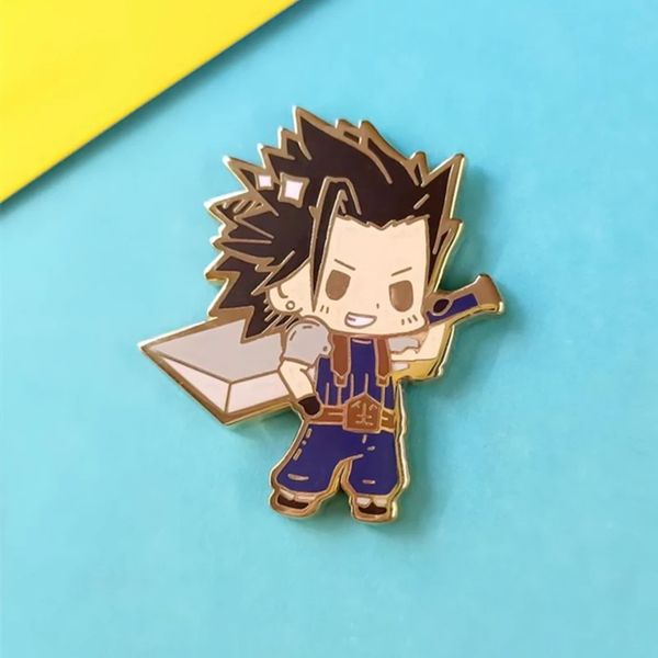 final fantasys vii zack fair hard enamel pin cartoon cute vitality boy brooch backpack lapel pins video game fans jewelry gift, Blue
final fantasys vii zack fair hard enamel pin cartoon cute vitality boy brooch backpack lapel pins video game fans jewelry gift, Blue