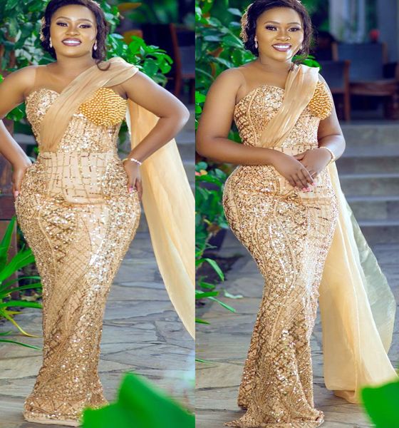 2022 plus size arabic aso ebi gold sparkly prom dresses sheer neck beaded evening formal party second recepton birthday engagement gowns dre, Black
2022 plus size arabic aso ebi gold sparkly prom dresses sheer neck beaded evening formal party second recepton birthday engagement gowns dre, Black