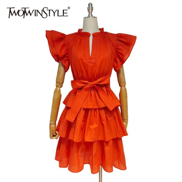 white patchwork ruffle summer dress for women stand collar short sleeve high waist mini dresses female fashion 210423, Black;gray
white patchwork ruffle summer dress for women stand collar short sleeve high waist mini dresses female fashion 210423, Black;gray