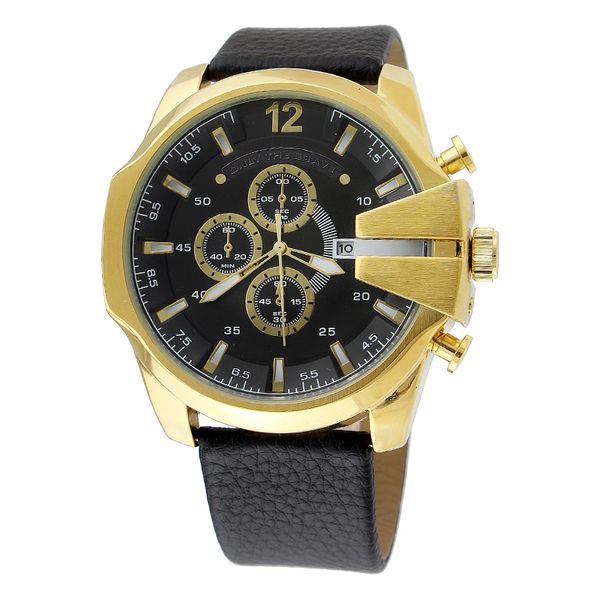 dz4283 men's watch sports quartz calendar watch large dial dual movement leather dz series, Slivery;brown
dz4283 men's watch sports quartz calendar watch large dial dual movement leather dz series, Slivery;brown