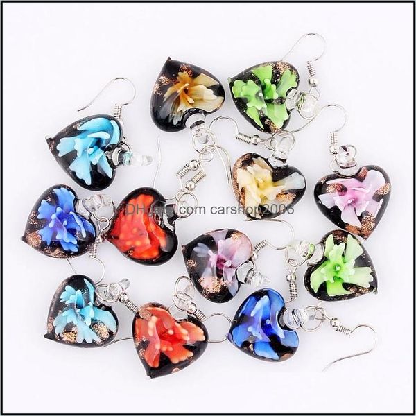 other earrings jewelry 6paris fashion charming heart lampwork glass pendants flower sier hook earring wholesale dro dhwvz, Golden;silver
other earrings jewelry 6paris fashion charming heart lampwork glass pendants flower sier hook earring wholesale dro dhwvz, Golden;silver