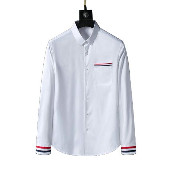 new patternmens shirt luxury designer fashion trend wear long sleeve business casual brand spring slimming, White;black
new patternmens shirt luxury designer fashion trend wear long sleeve business casual brand spring slimming, White;black