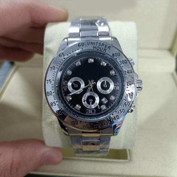 watches for men men's quartz electronic watch 40mm alloy strap high reinforced glass mirror folding buckle calendar timer wristwatches, Slivery;brown
watches for men men's quartz electronic watch 40mm alloy strap high reinforced glass mirror folding buckle calendar timer wristwatches, Slivery;brown