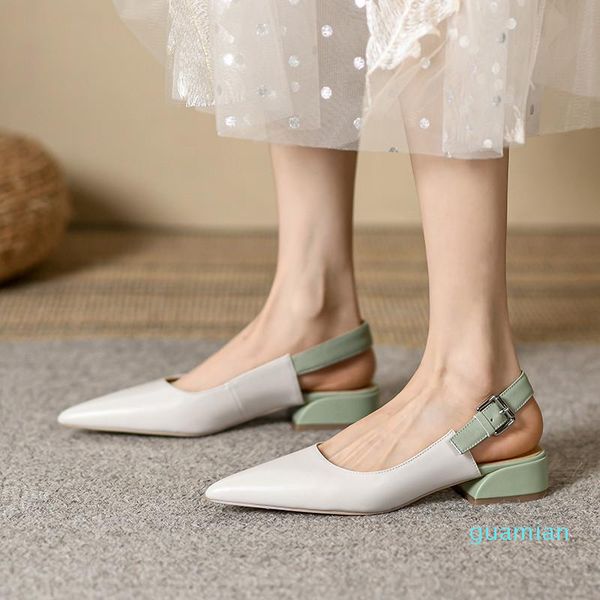 dress shoes women pumps mixed colors leather pointed toe low heels woman summer office lady casual slingbacks sandals, Black
dress shoes women pumps mixed colors leather pointed toe low heels woman summer office lady casual slingbacks sandals, Black