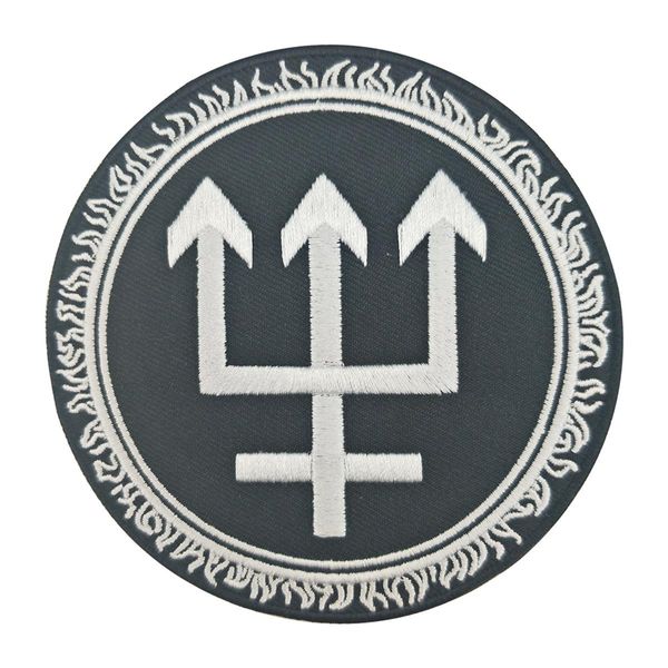 fashion trident sewing notions embroidery patches iron on for clothing biker jacket shirts custom patch, Black
fashion trident sewing notions embroidery patches iron on for clothing biker jacket shirts custom patch, Black