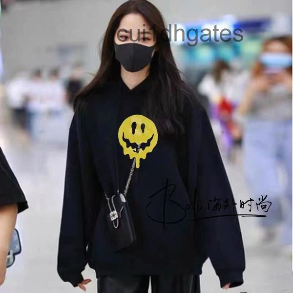 2022 designer b br coats and hoodies women's sweater melting smiling face print loose long sleeve, Black
2022 designer b br coats and hoodies women's sweater melting smiling face print loose long sleeve, Black