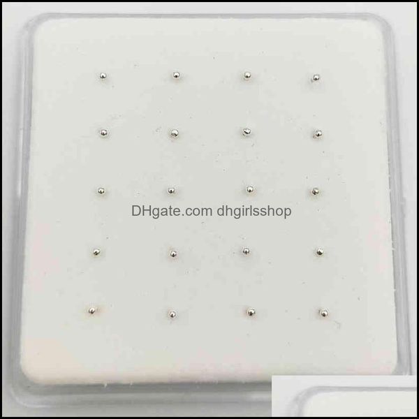 toe rings body jewelry 925 sterling sier 1.2 mm ball nose studs pins bone nez piercing 20pcs/pack drop delivery dheai, Silver
toe rings body jewelry 925 sterling sier 1.2 mm ball nose studs pins bone nez piercing 20pcs/pack drop delivery dheai, Silver