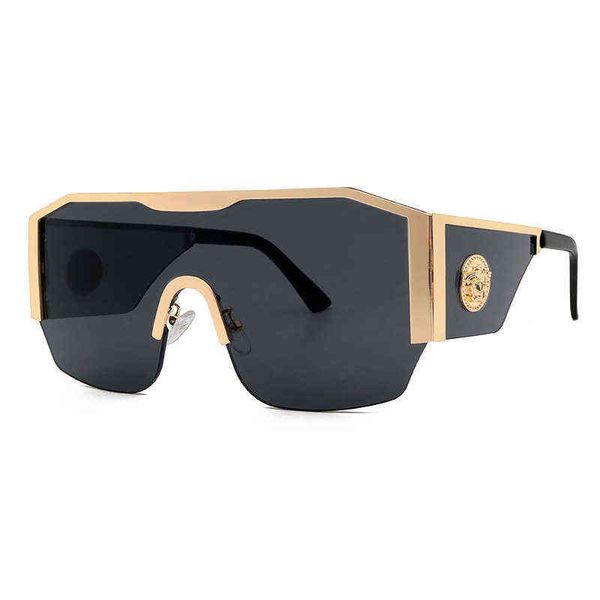 2022 new one piece sunglasses europe and america large frame eye protection sunglasses personality men's and women's sunglasses, White;black
2022 new one piece sunglasses europe and america large frame eye protection sunglasses personality men's and women's sunglasses, White;black