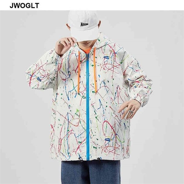 autumn new harajuku men's zipper hoody bomber jacket male casual streetwear loose graffiti printed coats 4xl 5xl 210412, Black;brown
autumn new harajuku men's zipper hoody bomber jacket male casual streetwear loose graffiti printed coats 4xl 5xl 210412, Black;brown
