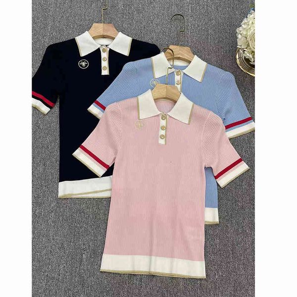 women's knits tees refreshing energetic fashionable slim contrast color polo lapel tencel nano silk short sleeved polo shirt top, White
women's knits tees refreshing energetic fashionable slim contrast color polo lapel tencel nano silk short sleeved polo shirt top, White