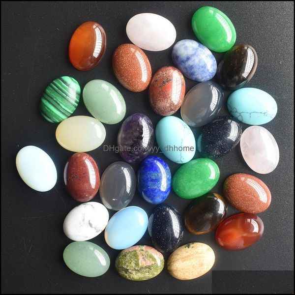 stone loose beads jewelry natural 13x18mm oval opal rose quartz tigers eye turquoise cabochons flat back for necklace ring earrrings drop de, Black
stone loose beads jewelry natural 13x18mm oval opal rose quartz tigers eye turquoise cabochons flat back for necklace ring earrrings drop de, Black