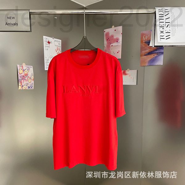 women's t-shirt designer high version lan langfan summer classic letter embroidery short sleeve t-shirt m394, White
women's t-shirt designer high version lan langfan summer classic letter embroidery short sleeve t-shirt m394, White