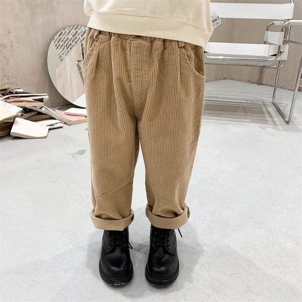 autumn winter boys girls loose solid color corduroy pants kids children soft comfortable casual trousers lj201127, Blue
autumn winter boys girls loose solid color corduroy pants kids children soft comfortable casual trousers lj201127, Blue