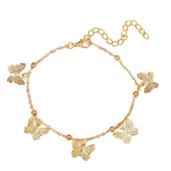 butterfly anklets for women bohemian simple anklet gold color chain ankle bracelet, Red;blue
butterfly anklets for women bohemian simple anklet gold color chain ankle bracelet, Red;blue