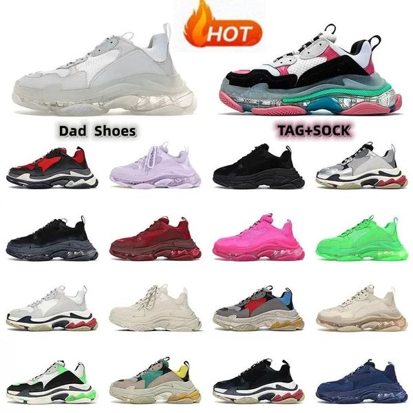 designer new men women dad shoes 17fw triple s casual shoes clear bubble bottom mens sneakers black red old grandpa trainer chaussures 36-45
designer new men women dad shoes 17fw triple s casual shoes clear bubble bottom mens sneakers black red old grandpa trainer chaussures 36-45