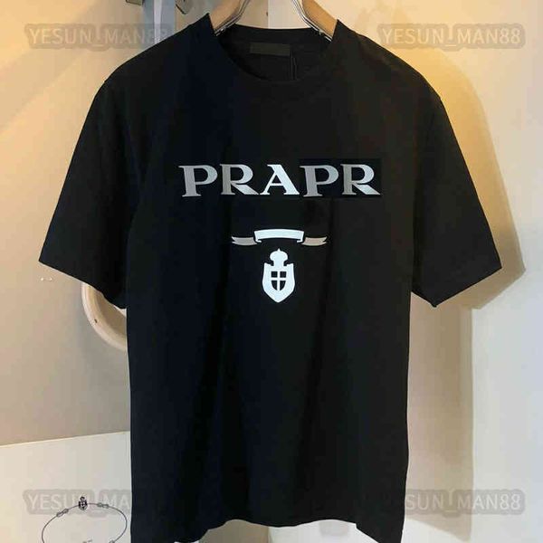 designer european and american luxury fashion brand prads classic t shirt letter print mens and womens simple short sleeves round collar tee, White;black
designer european and american luxury fashion brand prads classic t shirt letter print mens and womens simple short sleeves round collar tee, White;black