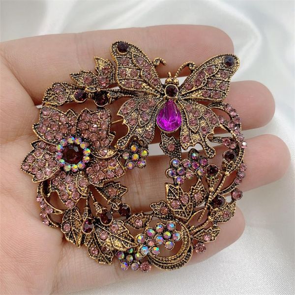 pins, brooches elegant fashion exquisite butterfly flower brooch pins purple rhinestone inlaid ladies dress jewelry, Gray
pins, brooches elegant fashion exquisite butterfly flower brooch pins purple rhinestone inlaid ladies dress jewelry, Gray